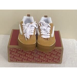 Vans Women’s Knu Skool Shoes Honey Yellow Size 9 Casual Streetwear